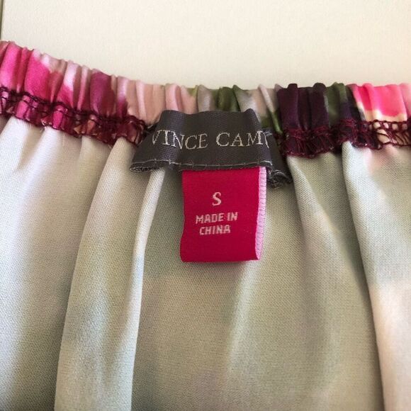 NEW Vince Camuto Whimsical Soft Girl Bubble Sleeve Blouse Size S NWT - Picture 8 of 15